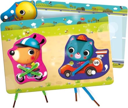 Lisciani 53353 Jongen/meisje educatief speelgoed Jeu de lacets éducatif