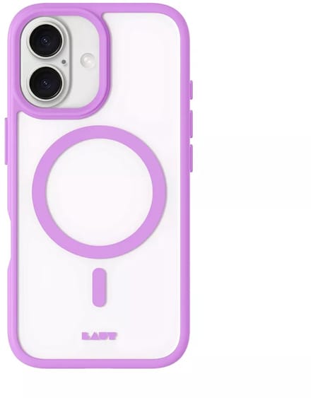 Laut HUEX PROTECT voor iPhone 16 Plus – Bright Pink - MagSafe-compatibel, Krasbestendig & Extra Bescherming
