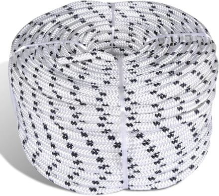 Universele Touw - Scheepstouw Boottouw - Vastzetten Boot - Gevlochten Polyester - 6 mm x 50 m - Niet gespecificeerd