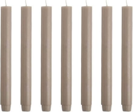 Rustik Lys Extra Lange en dikke Dinerkaarsen | Olifant Grijs | 30 cm lang / diameter 2.6 cm 6 stuks