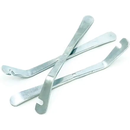 IceToolz Stalen bandenlichters - set van 3 - 12,5 cm - zilver - fietsreparatie