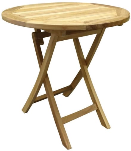Klaptafel 90x90x75 rond model