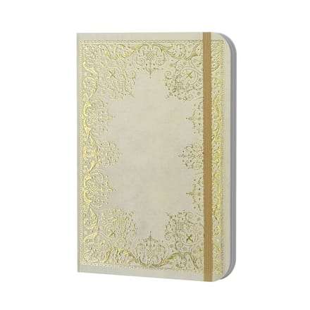 compacte notitieboek Peter Pauper Gilded Ivory