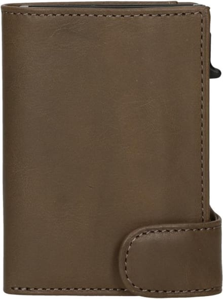 Tony Perotti Aluminium creditcardhouder met papiergeld vak - Taupe