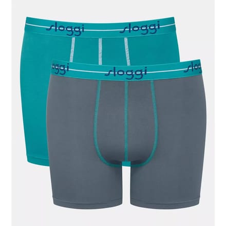 sloggi Langer Boxer Blue Start
