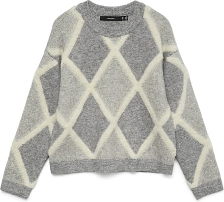 VERO MODA - VMARGIE LS O-NECK PULLOVER - Dames - Gebreide truien
