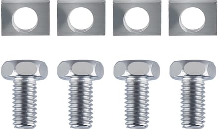 Moeren voor scooter motorfiets, reserveschroeven voor scooteraccu, 6 mm (schroeven + moeren)