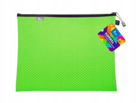 Tetis A4 Kaart met Rits - Groen