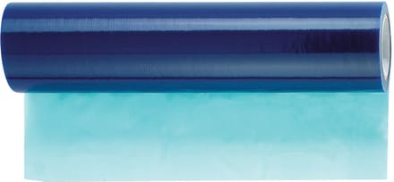 WESTEX glasafplakfolie acrylaat 1000mm x 100m blauw-transparant