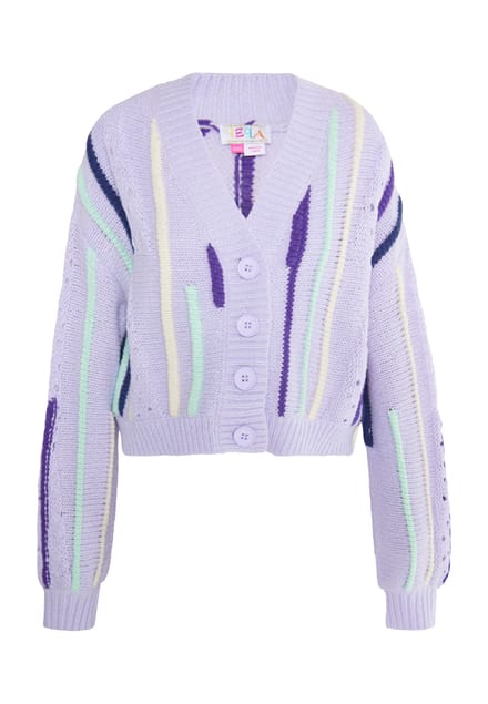 IZIA Vest Dames Lichtpaars veelkleurig