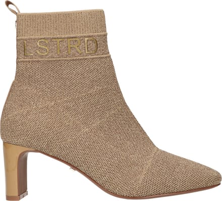 La Strada Enkellaars Goud Knitted - Damesschoenen - Maat - 36