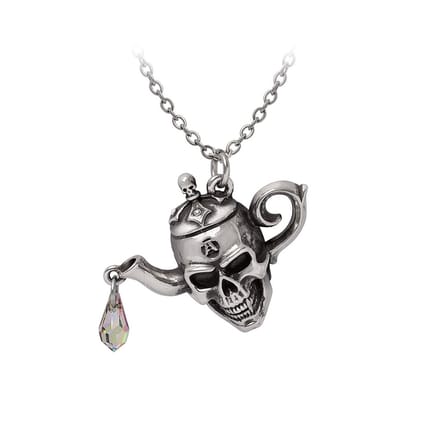 Alchemy Gothic - Gothic Halsketting - Poison Brew Teapot - zilverkleurig