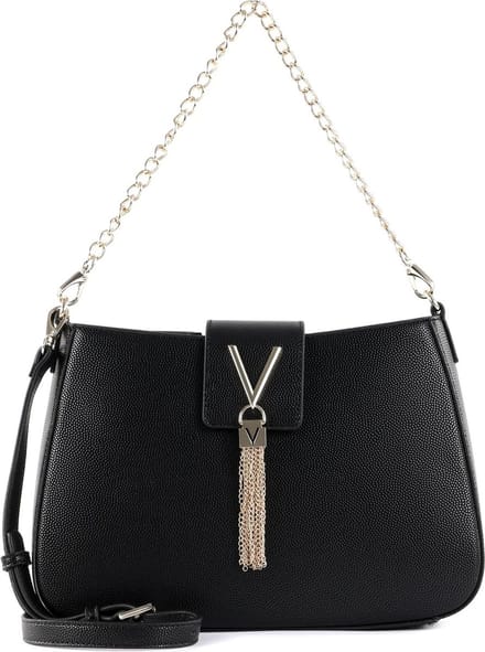 VALENTINO Schoudertas Divina Hobo Bag Nero / Gold Zwart