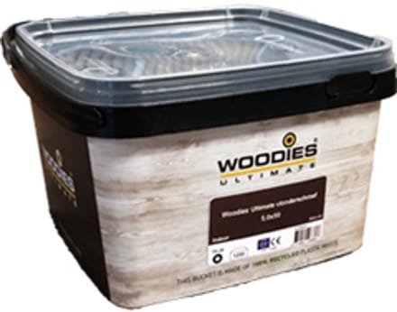 Woodies vlonderschroef RVS410 - Emmer á 1250 stuks