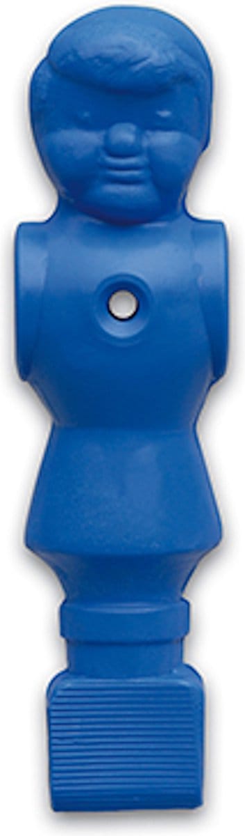 Tafelvoetbal pop Deutscher Meister blauw. Diameter gat 16 mm