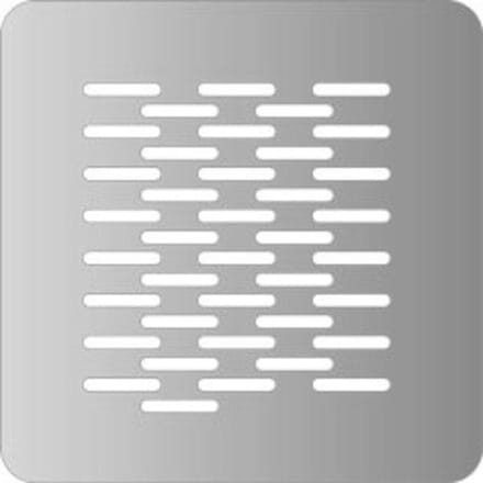 Rvs Design Deksel Bi 100X100Mm Plieger-Miro Click Bu125X125Mm