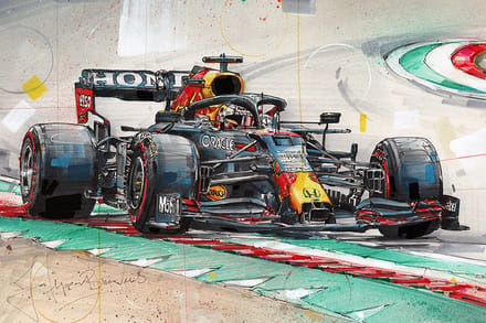 Max Verstappen - Dibond - 150 x 100 cm