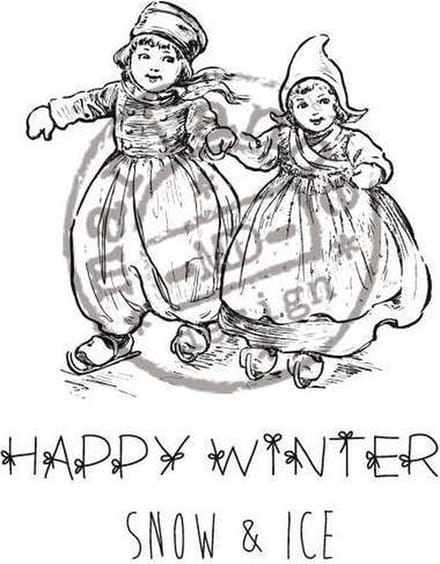 Marianne Design Stempel Happy Winter CS0906