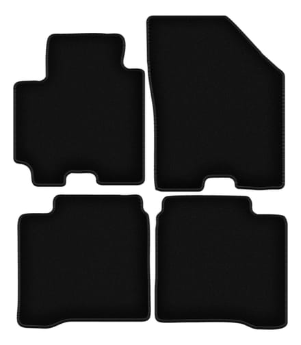 BASIC zwarte velours matten voor: Suzuki Baleno II hatchback (2015-)