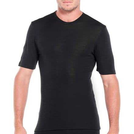 Icebreaker 175 Everyday SS Crewe Heren Thermoshirt - Black - M