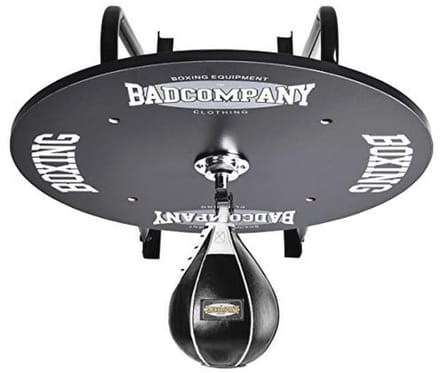 Speedball Platformset - Boksbal Systeem - Thuis Trainen - Draaibare Kogellagers - 60 cm Diameter - Zwart