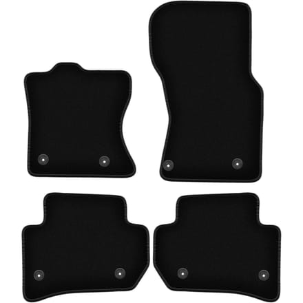 BASIC zwarte veloursmatten voor: Jaguar F-Peace SUV (2016-)
