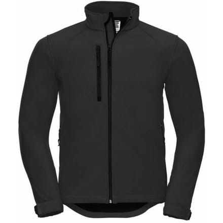 Russell Heren waterbestendig & winddicht Softshell-jasje (Zwart)