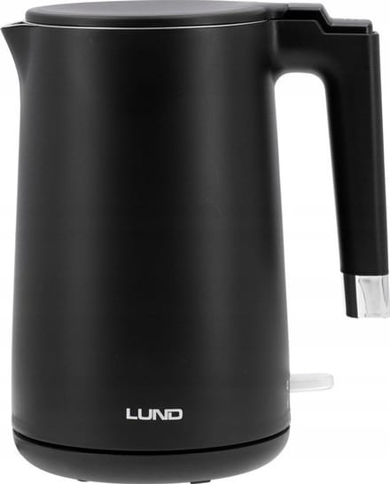 Toya LUND - Elektrische Waterkoker - 1,5L - Cool Touch - Zwart