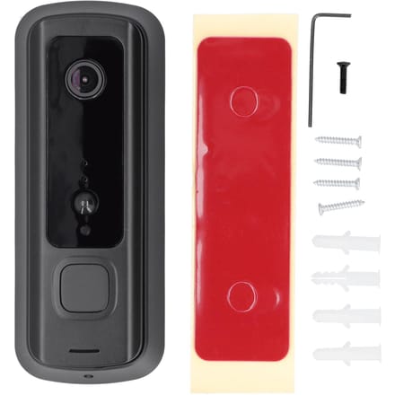 H3 MINI 720P WIFI Visuele Deurbel Waterdicht PIR-sensor Draadloze Intercom Video Deurbel Huis zwart