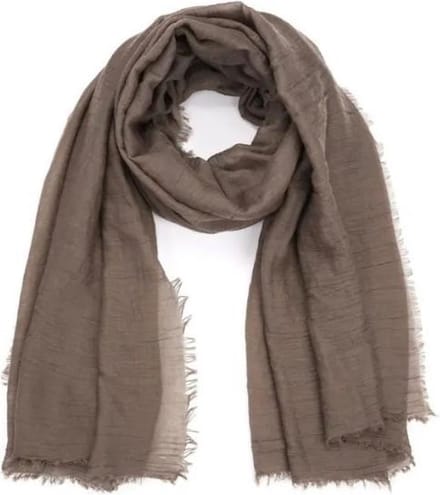 Effen Sjaal Deep Khaki