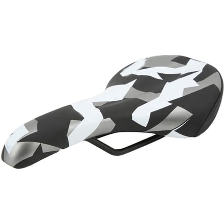 ENLEE Selle de Vélo Absorption des Chocs Selle de Vélo Mousse Confortable Coussin Large pour le Cyclisme Type 1 gray