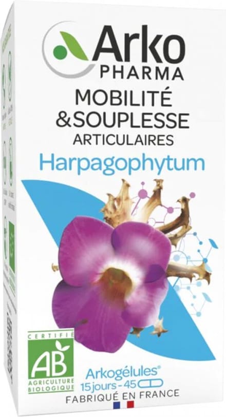 Arkopharma Arkogélules Harpagophytum Bio 45 Gélules