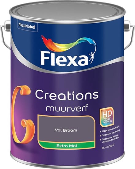 Flexa - Creations Muurverf Extra Mat - Vol Braam - Mengverf - 5 L