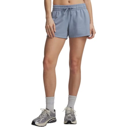 Under Armour Sport Terry Korte Broek Dames Blauw K448