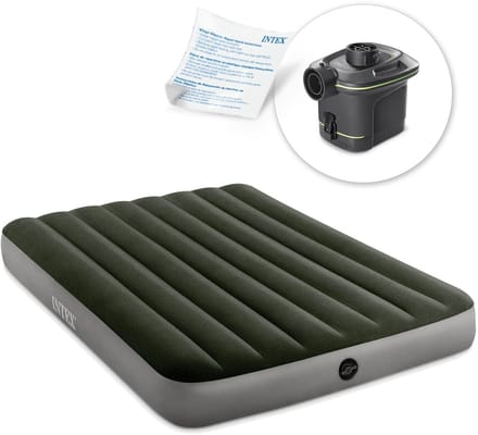 Intex Downy Twijfelaar met Elektrische Pomp 137×191×25cm