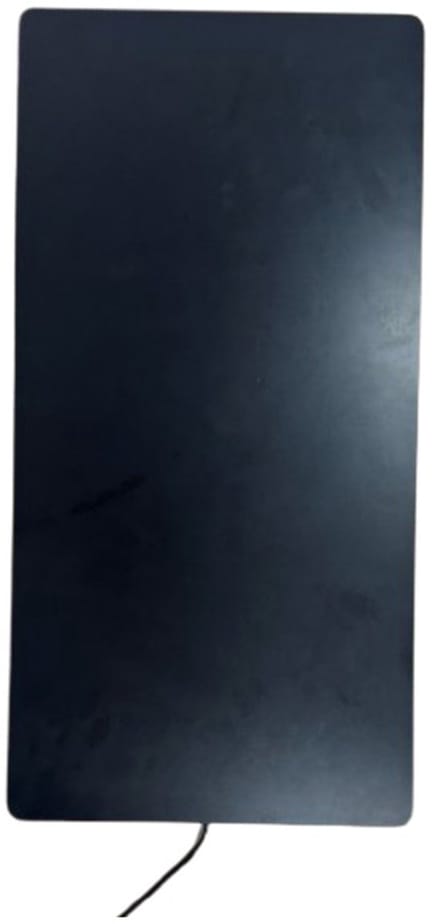 Durensa® - infrarood bureauverwarming - Dimbaar - 300*600*8 mm - 160W - zwart