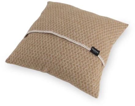 WOOOL Kussen - WAVES (Beige) - 45x45cm - 100% Wol