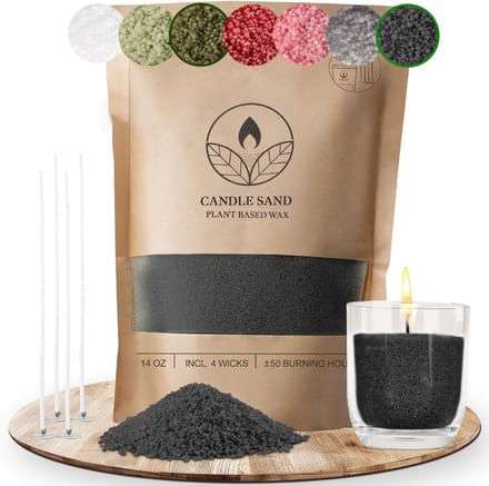 VLSelect® Kaarsenzand - Burning sand - Candle sand - Zwart