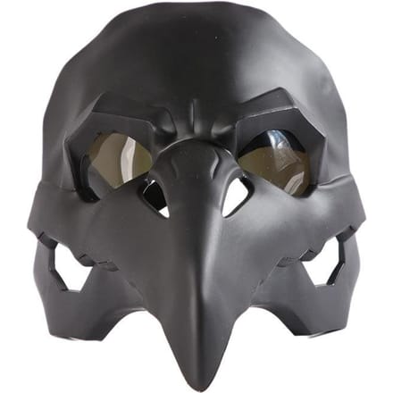 Masque bec d'oiseau plastique d'ingénierie ABS masque de performance Adult One Size noir