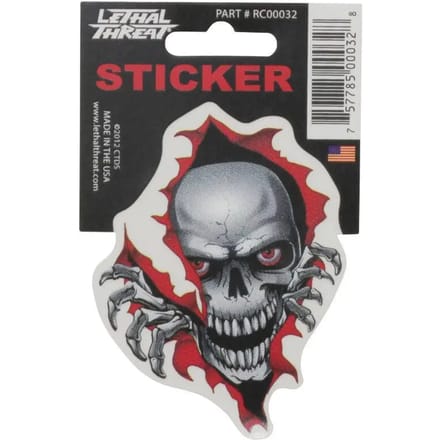 Motorfiets stickers Lethal Threat