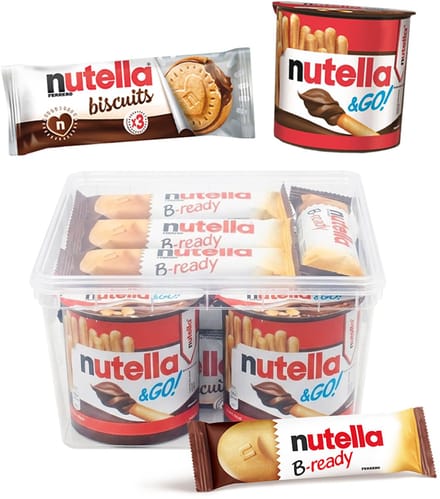 Nutella snackbox mix van 738g - Nutella biscuits, B-ready & Go! - Individuele verpakte koekjes
