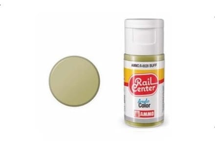 AMMO by Mig Jimenez Hobbyverf - MIG R0028 Rail Center - Buff - 15ml Verf flesje - 15 ml