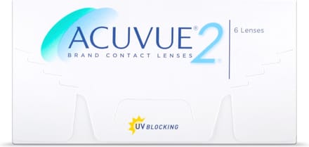 -9,50  ACUVUE 2 - 6 pack - Weeklenzen  - Contactlenzen - BC 8,70