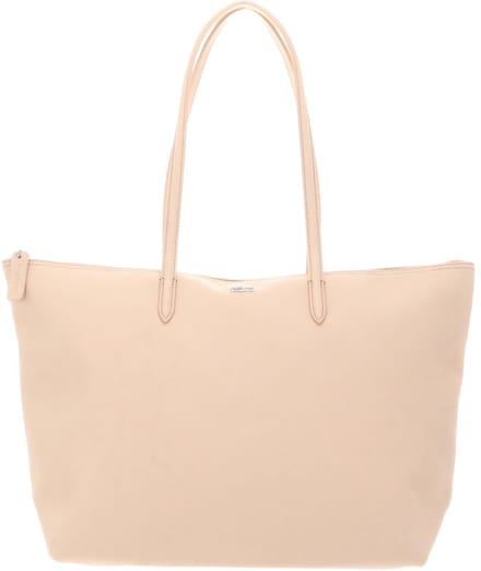 LACOSTE schoudertas Shopping Bag Angie abrikoos