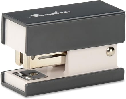 Mini Nietmachine - Stijlvolle Kantoor Tool - Documenten Ordenen - Compact Ontwerp - 12 Vellen Capaciteit - Zwart