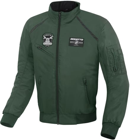 Bogotto Boston Donkergroen Textiele Motorjas - Jas
