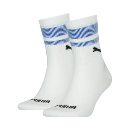 Puma Sokken Short Crew New Heritage 2-pack Wit / Blauw-43/46