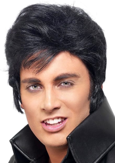 Elvis Presley™ -pruik voor mannen - Verkleedpruik - One size