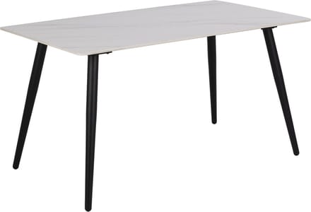 Giga Living Eettafel Wiska - Rechthoek Wit Keramiek - 140x80x75cm