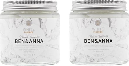 BEN&ANNA - whitening tandenpasta met fluoride - 2 pak